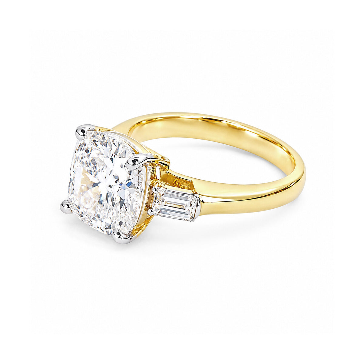 IGI Certified Lab Grown Diamond Round-Cut Ring — Solid 14K and 18K Gold