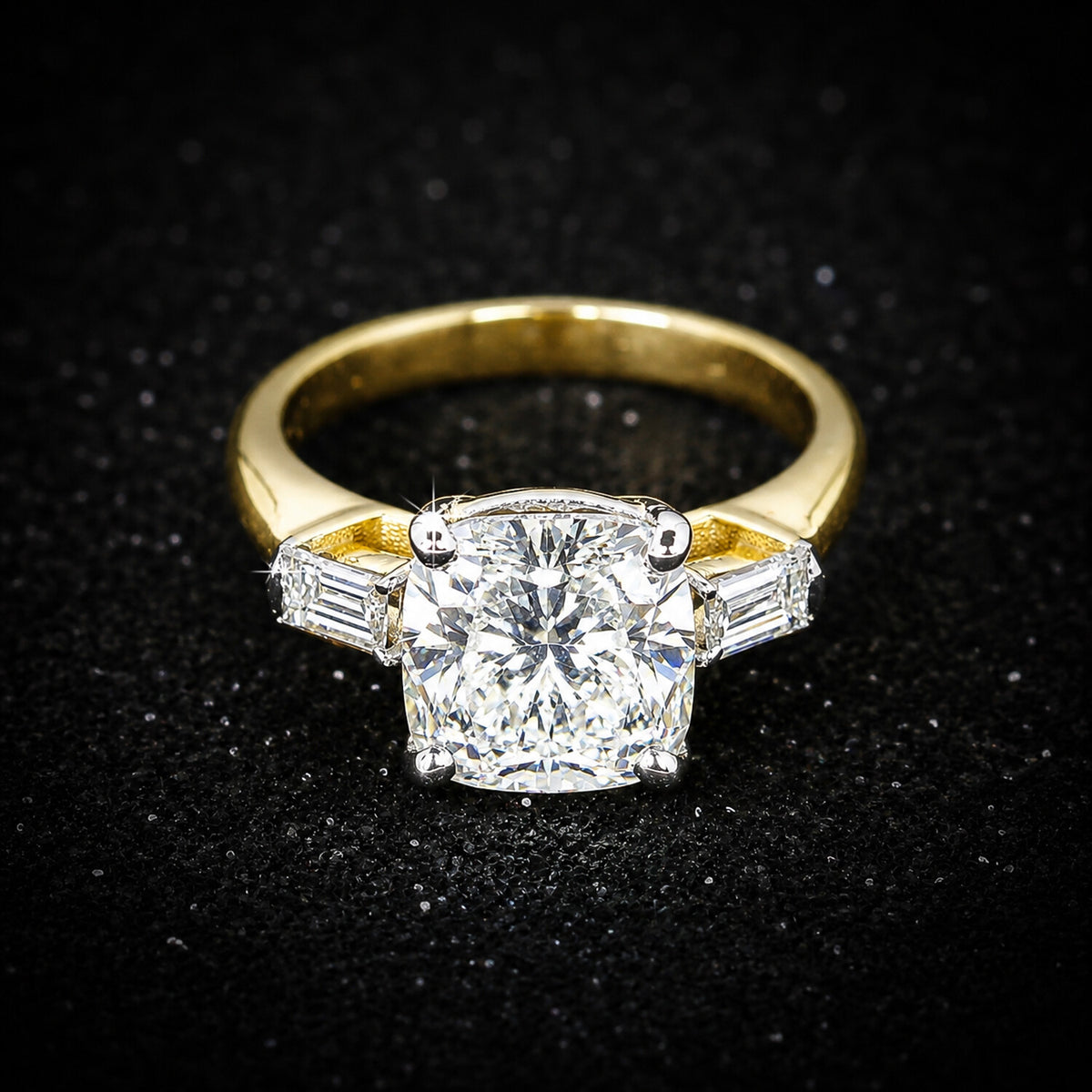 IGI Certified Lab Grown Diamond Round-Cut Ring — Solid 14K and 18K Gold
