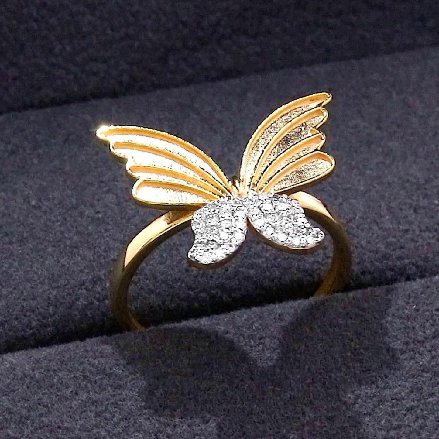 IGI Certified Lab Grown Diamond Round Cluster Ring, 0.25ct tw — 14K/18K Solid Gold