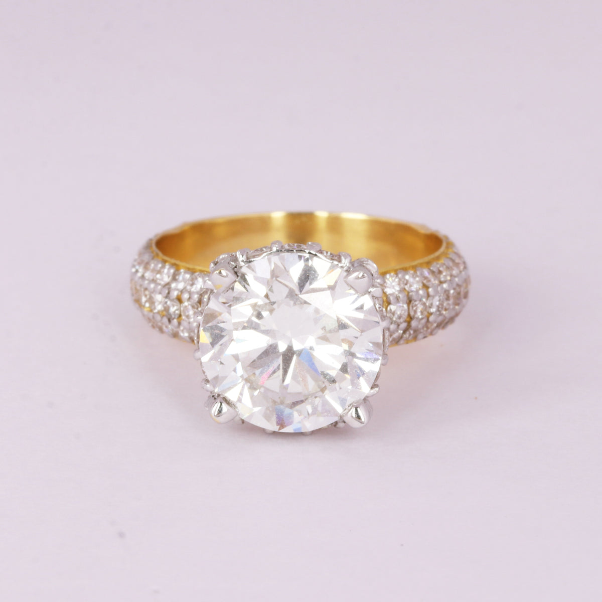 IGI Certified Lab Grown Diamond Round Solitaire Ring, 1.42ct — 14K/18K Solid Gold
