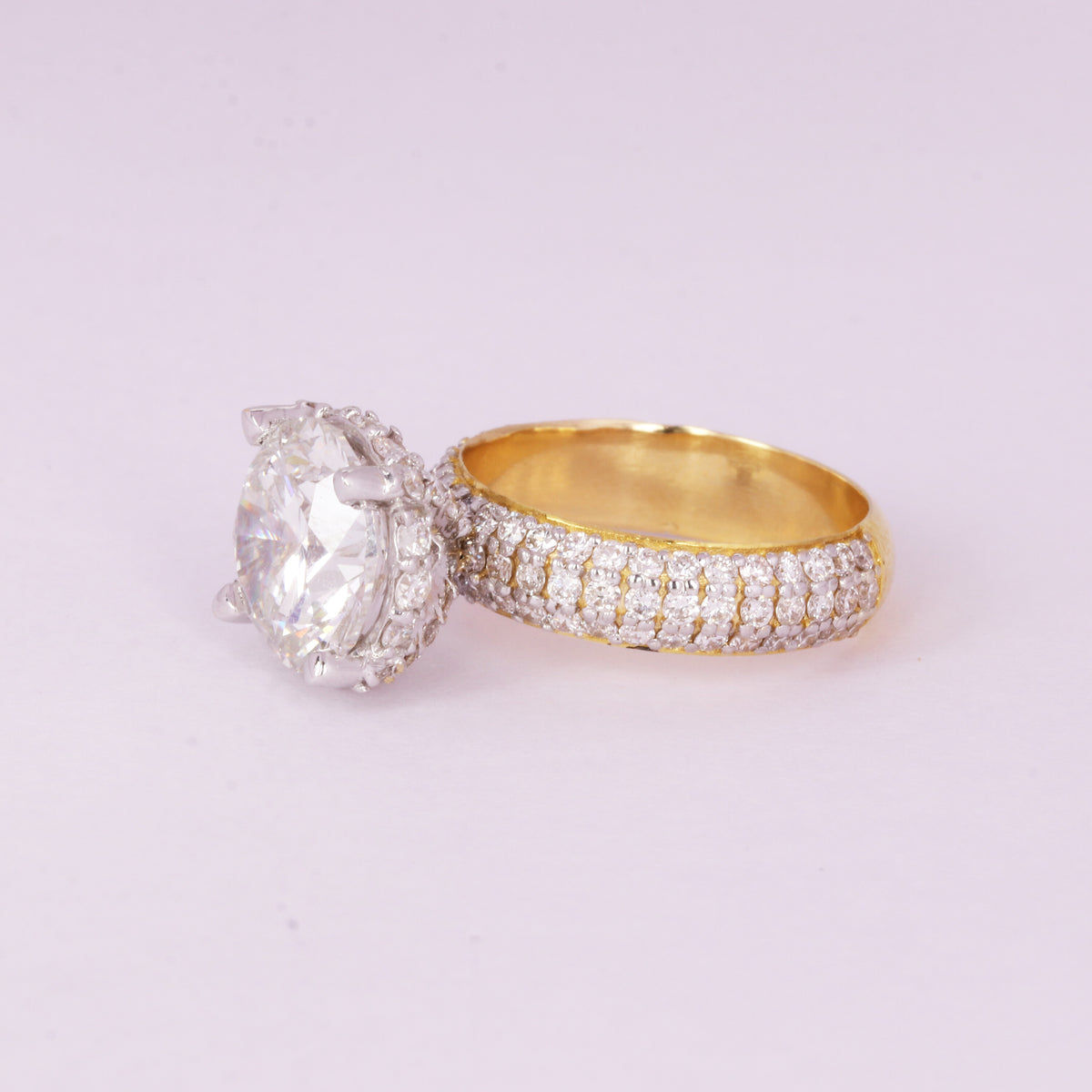 IGI Certified Lab Grown Diamond Round Solitaire Ring, 1.42ct — 14K/18K Solid Gold