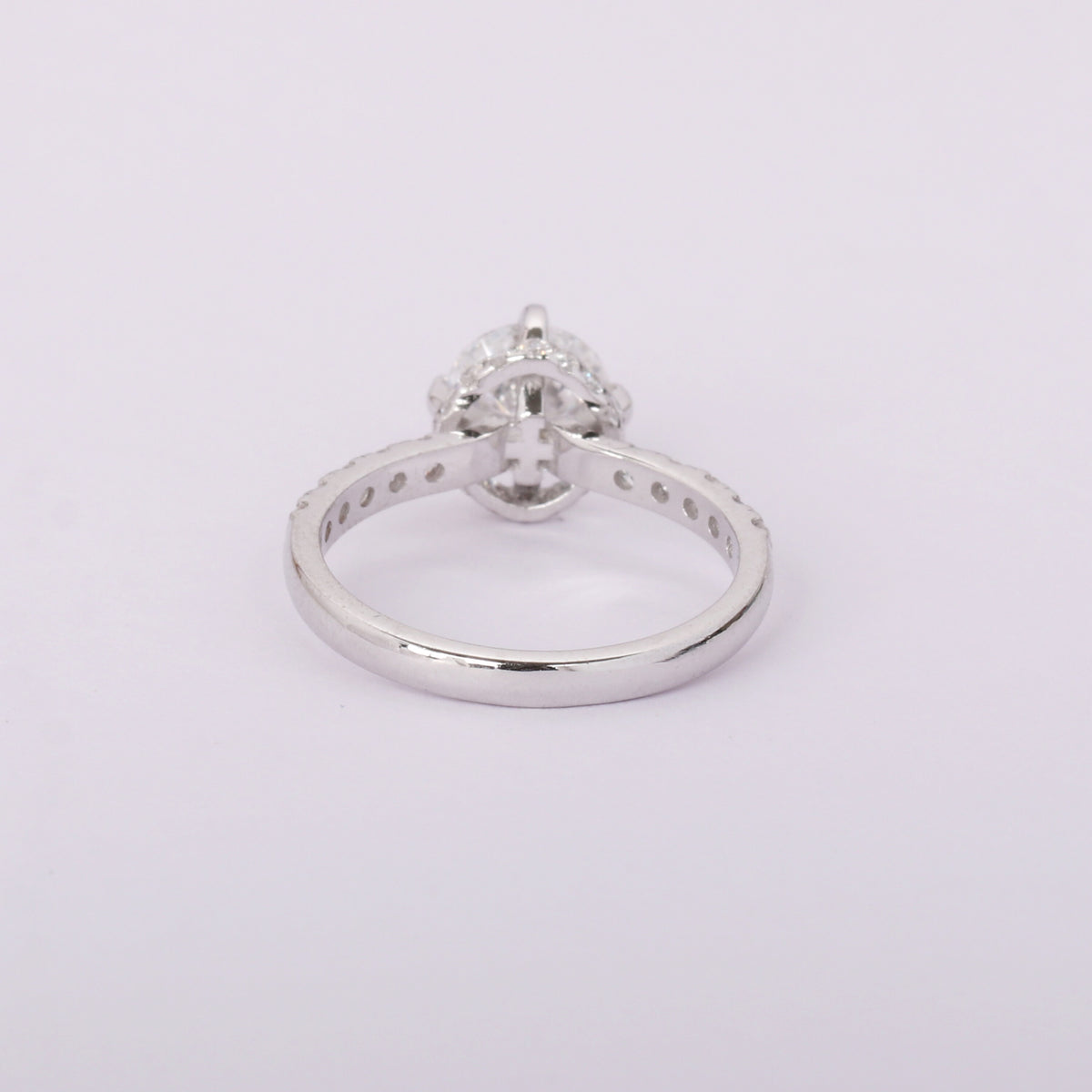 IGI Certified Lab Grown Diamond Round Halo Ring, 0.30ct tw — 14K/18K Solid Gold