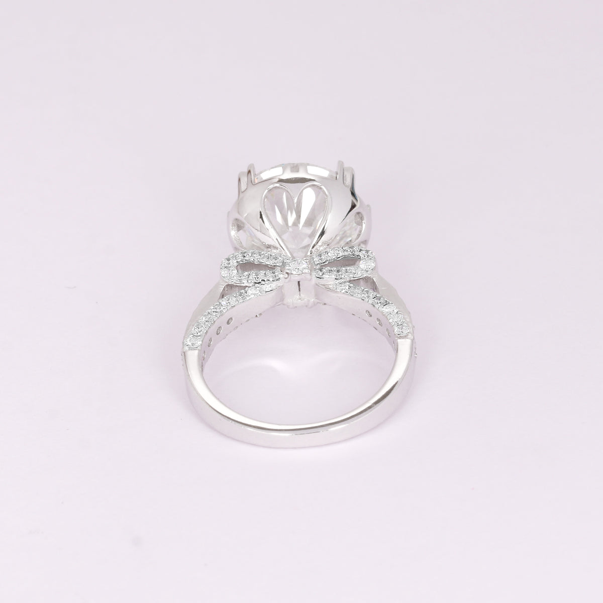 IGI Certified Lab Grown Diamond 1.17ct Round Pavé Halo Cluster Ring — 14K/18K Solid Gold