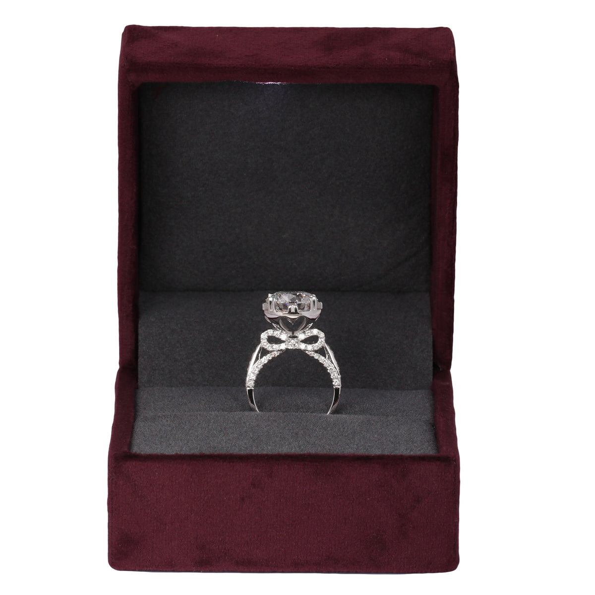 IGI Certified Lab Grown Diamond 1.17ct Round Pavé Halo Cluster Ring — 14K/18K Solid Gold