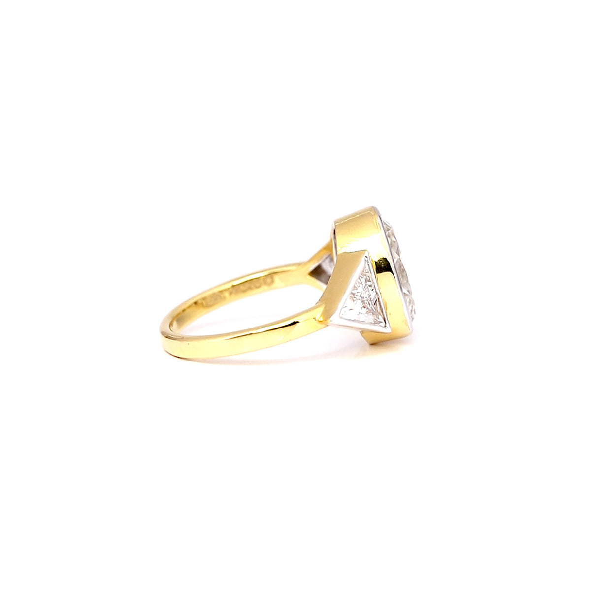 IGI Certified Lab Grown Diamond Three-Stone Ring, 1.00ct tw — 14K/18K Solid Gold