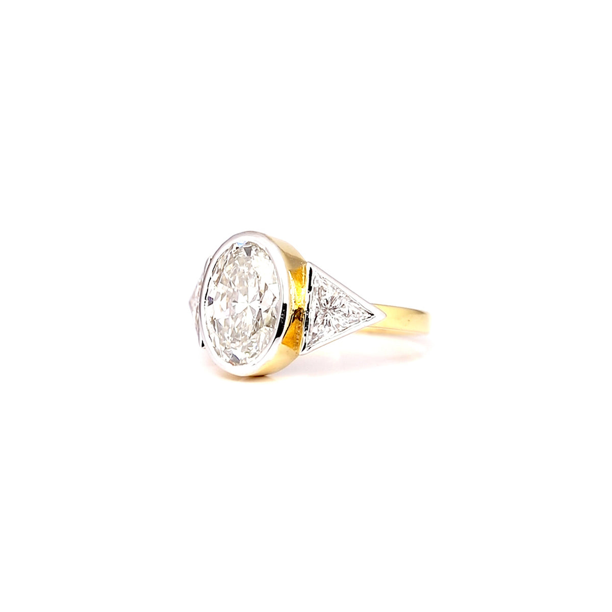 IGI Certified Lab Grown Diamond Three-Stone Ring, 1.00ct tw — 14K/18K Solid Gold