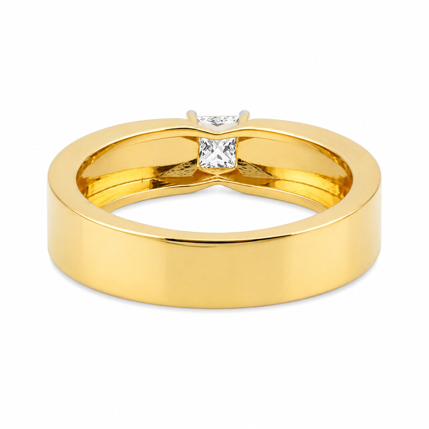 IGI Certified Lab Grown Diamond Round-Cut Solitaire Ring — 18K Solid Gold