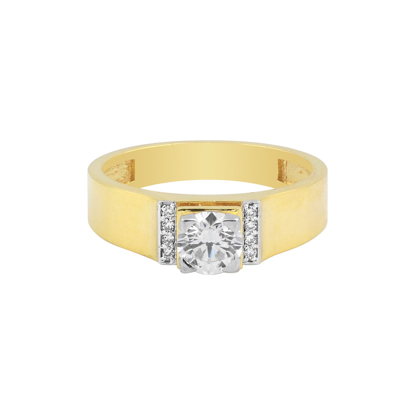 IGI Certified Lab Grown Diamond Round-Cut Ring — Solid 14K and 18K Gold