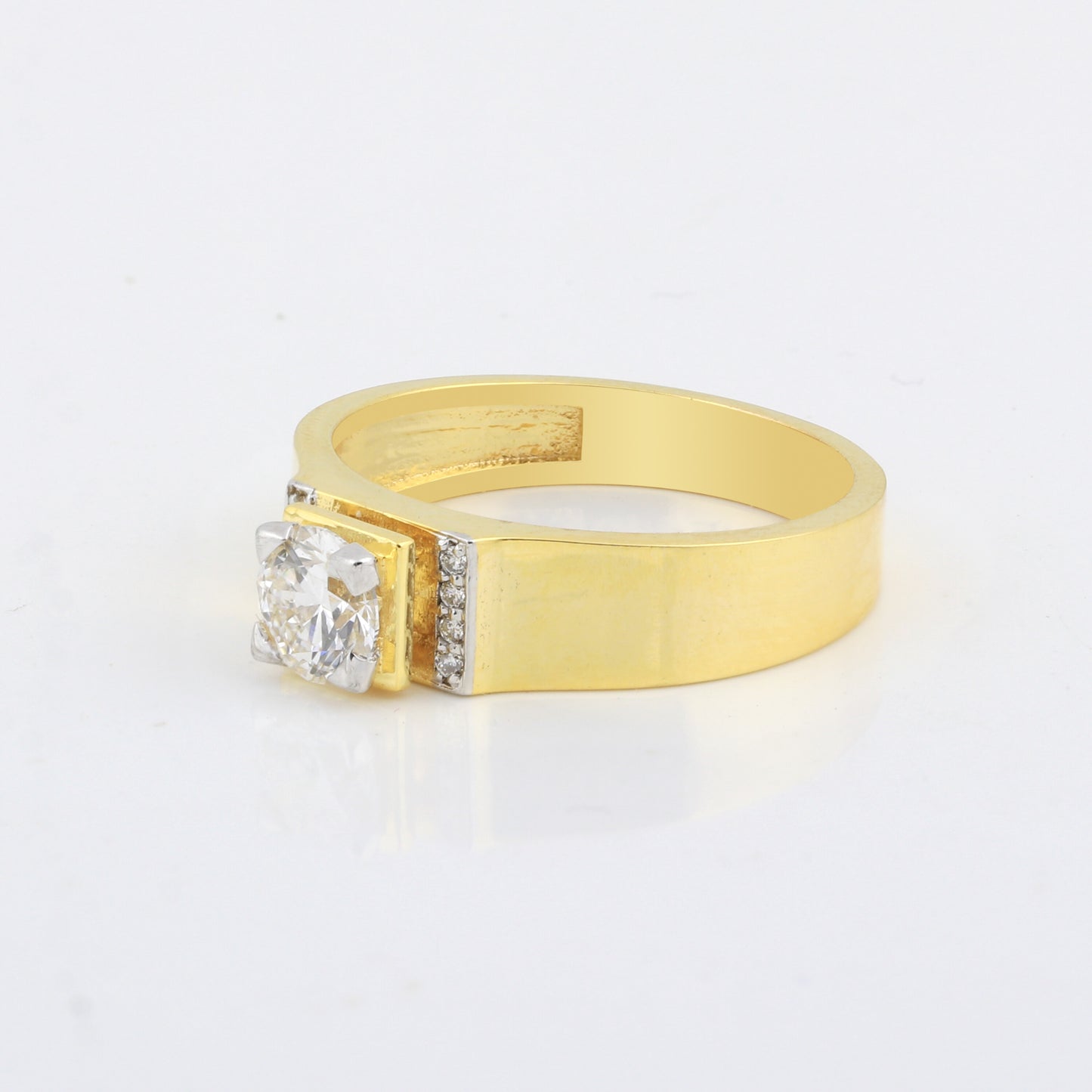 IGI Certified Lab Grown Diamond Round-Cut Ring — Solid 14K and 18K Gold
