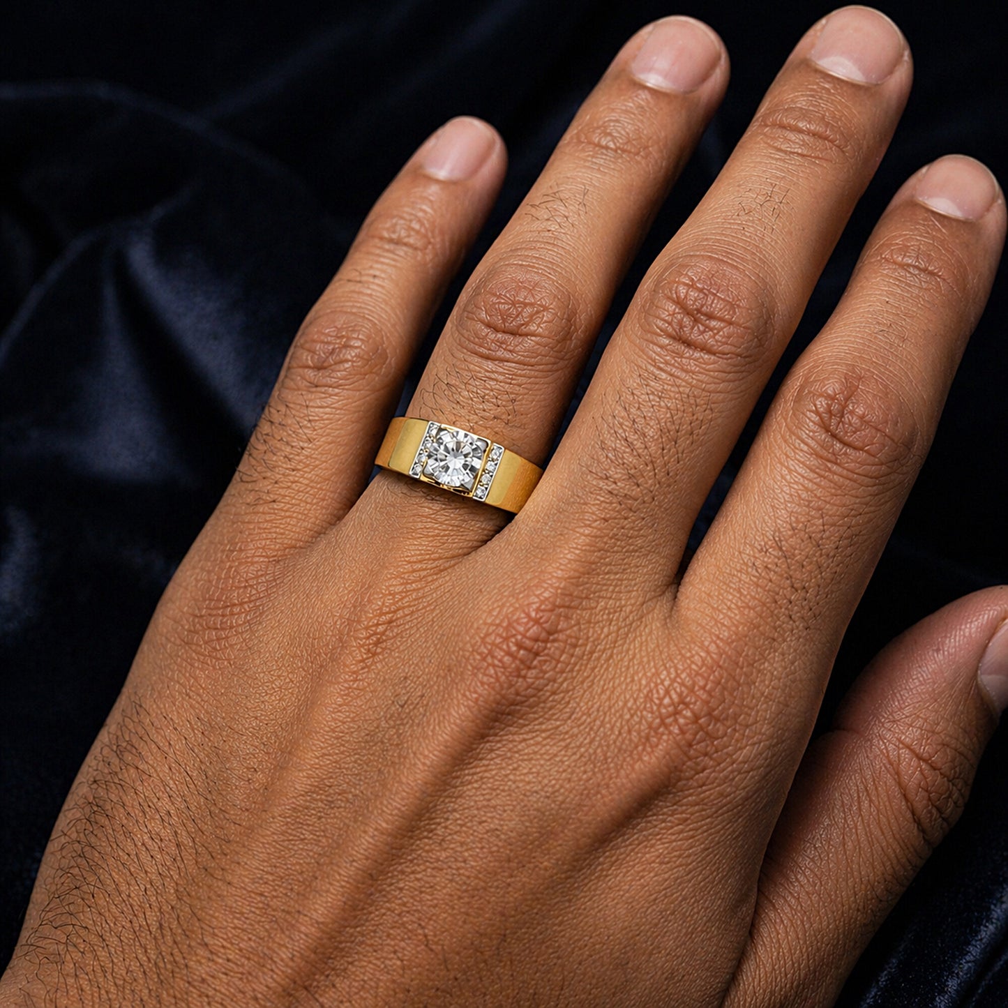 IGI Certified Lab Grown Diamond Round-Cut Ring — Solid 14K and 18K Gold