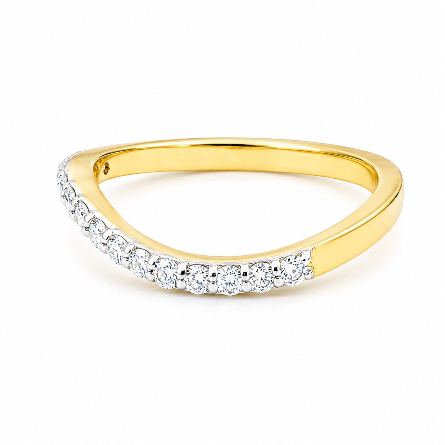 IGI Certified Lab Grown Diamond Round-Cut Halo Ring — 18K Solid Gold
