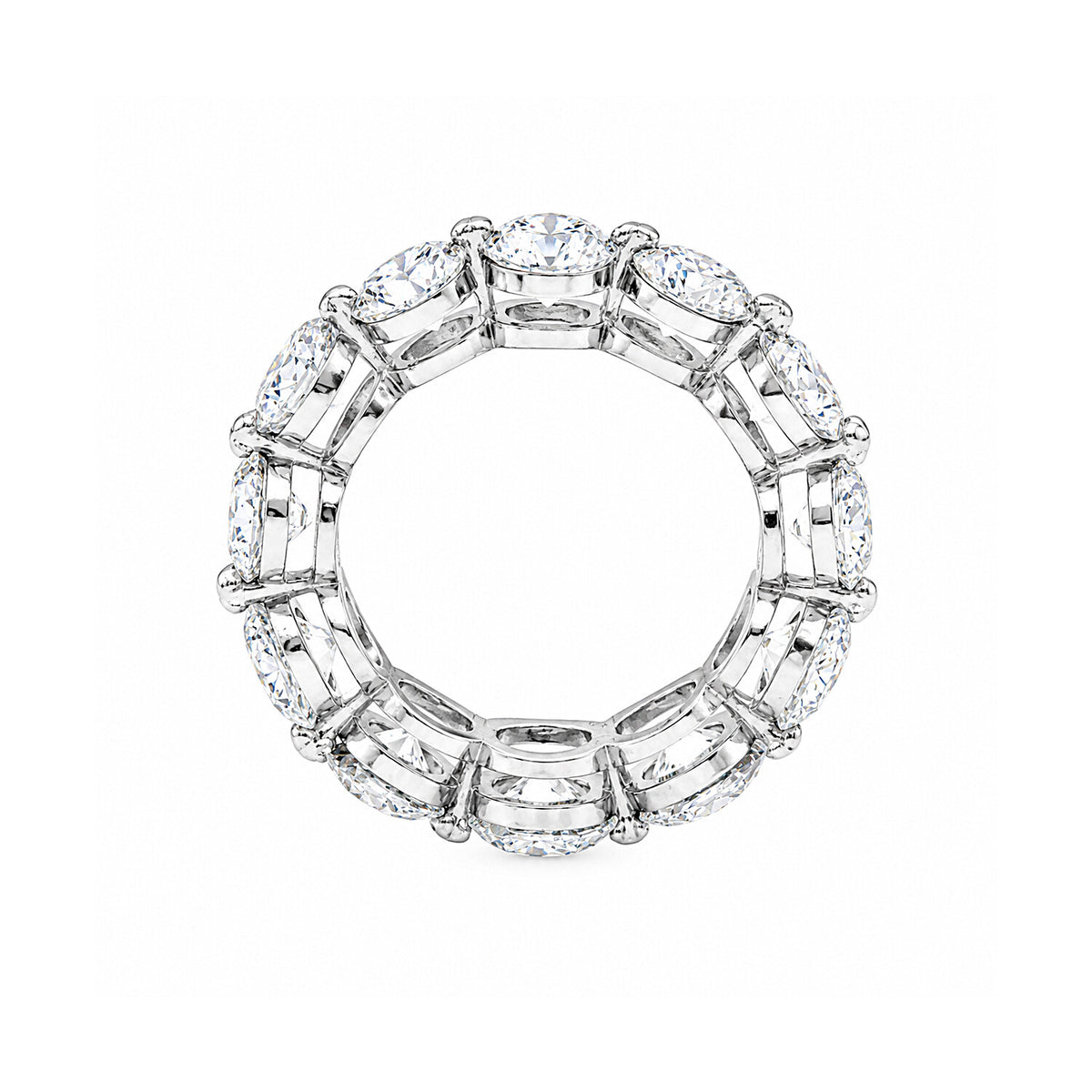 IGI Certified Lab Grown Diamond Round-Cut Pave Cluster Ring — 18K Solid Gold