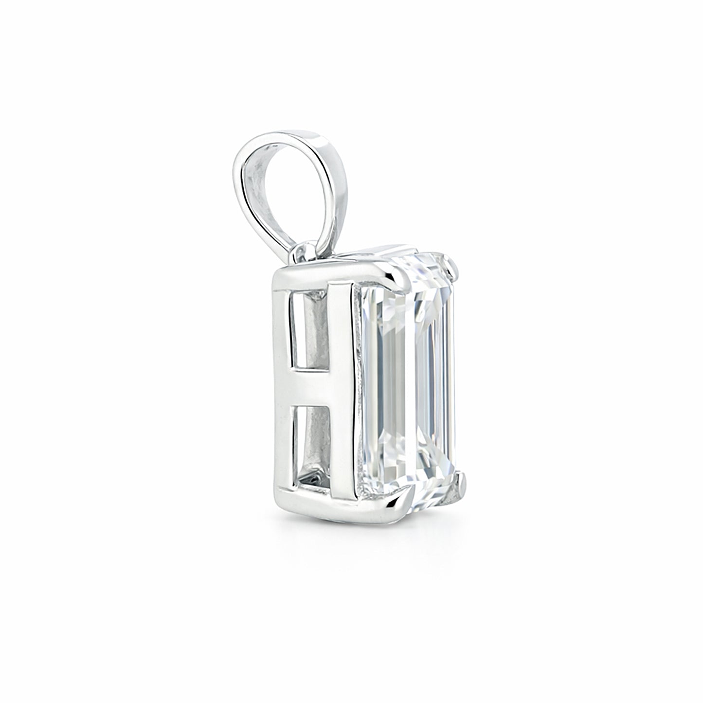 9.50 Ct Certified Champagne Moissanite Pendant Gold Vermeil Wedding Gift