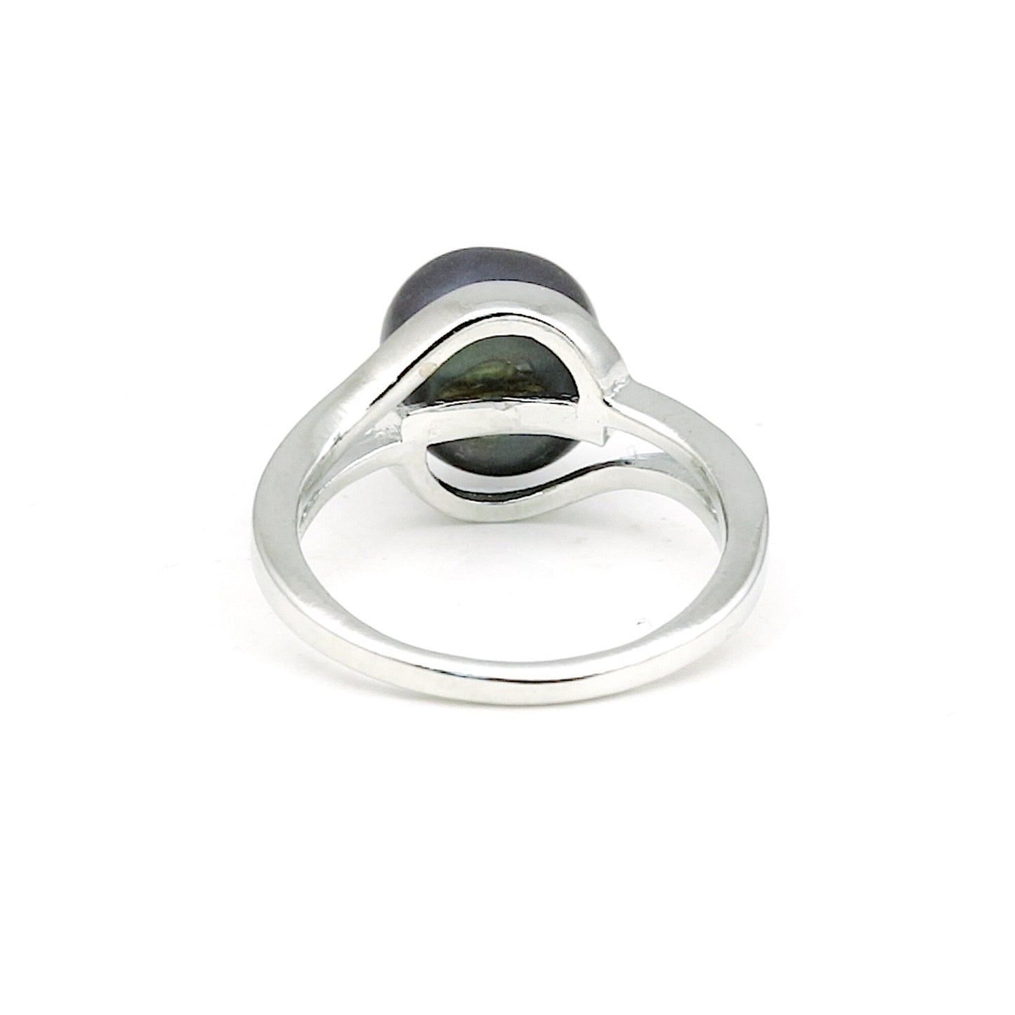 Black Pearl Round Cut Solitaire Ring 3.50 Ct. 925 Sterling Silver Gift for Her