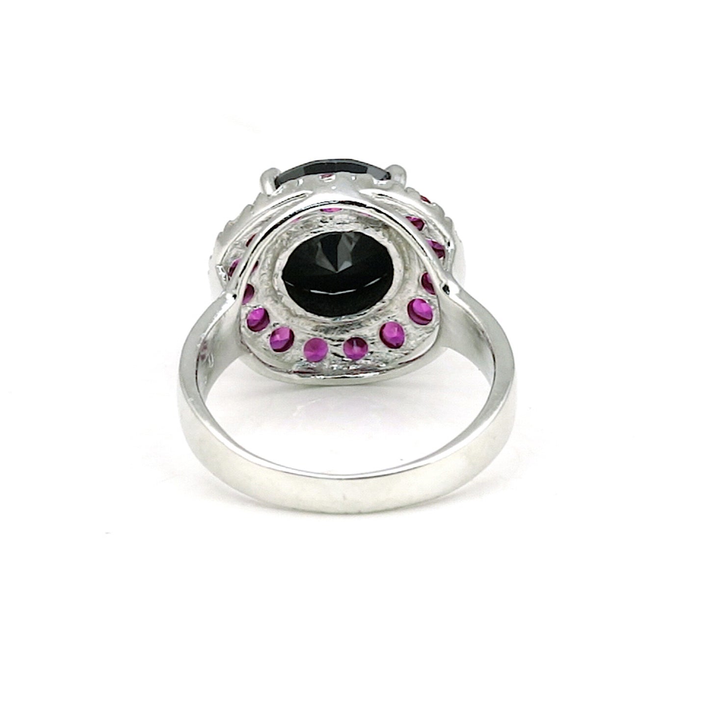 Moissanite Round Cut 5.00 Ct. Gemstone Ring 925 Sterling Silver Women Gift