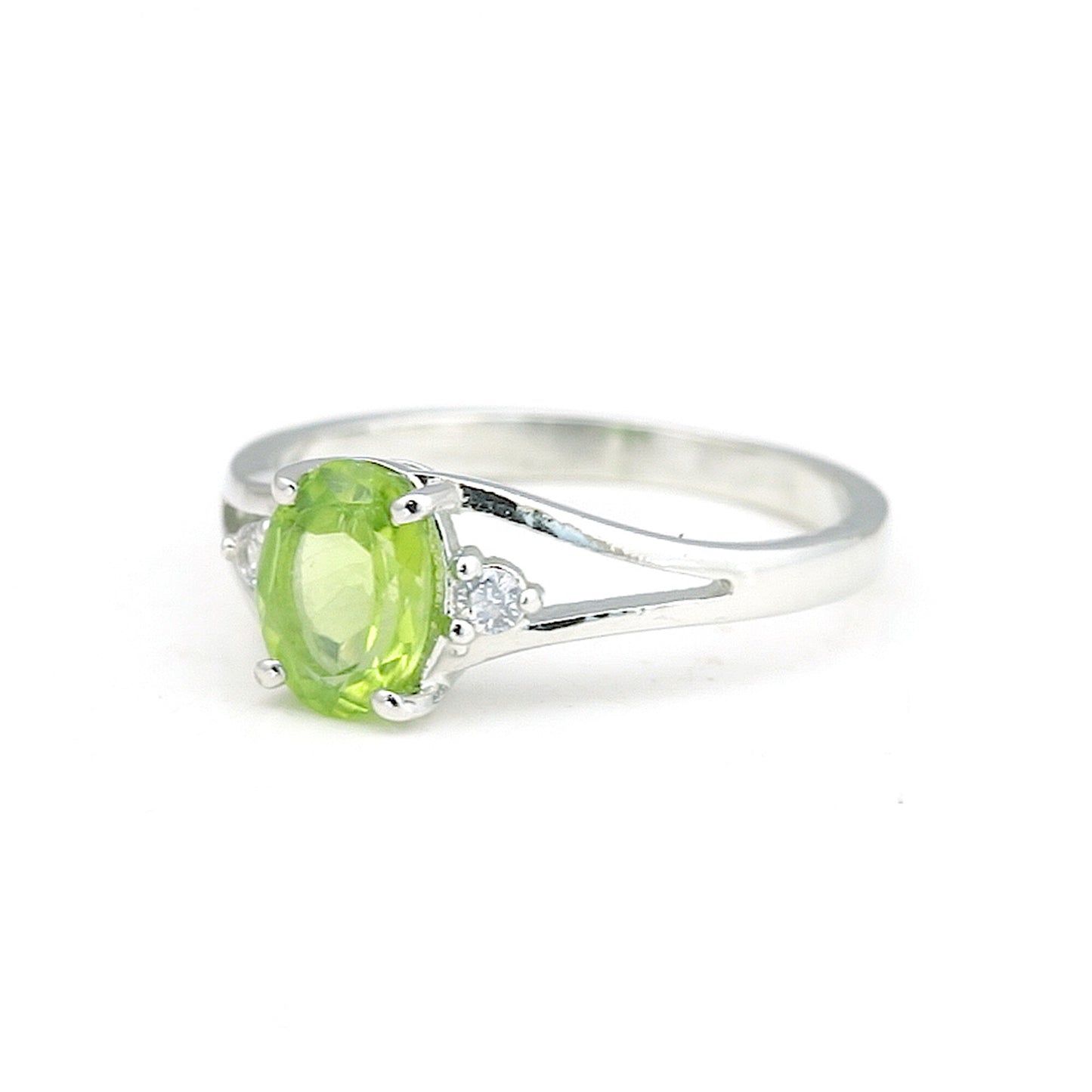 Amethyst Oval Cut Ring 7.80 Ct. 925 Sterling Silver Gift for Her Women