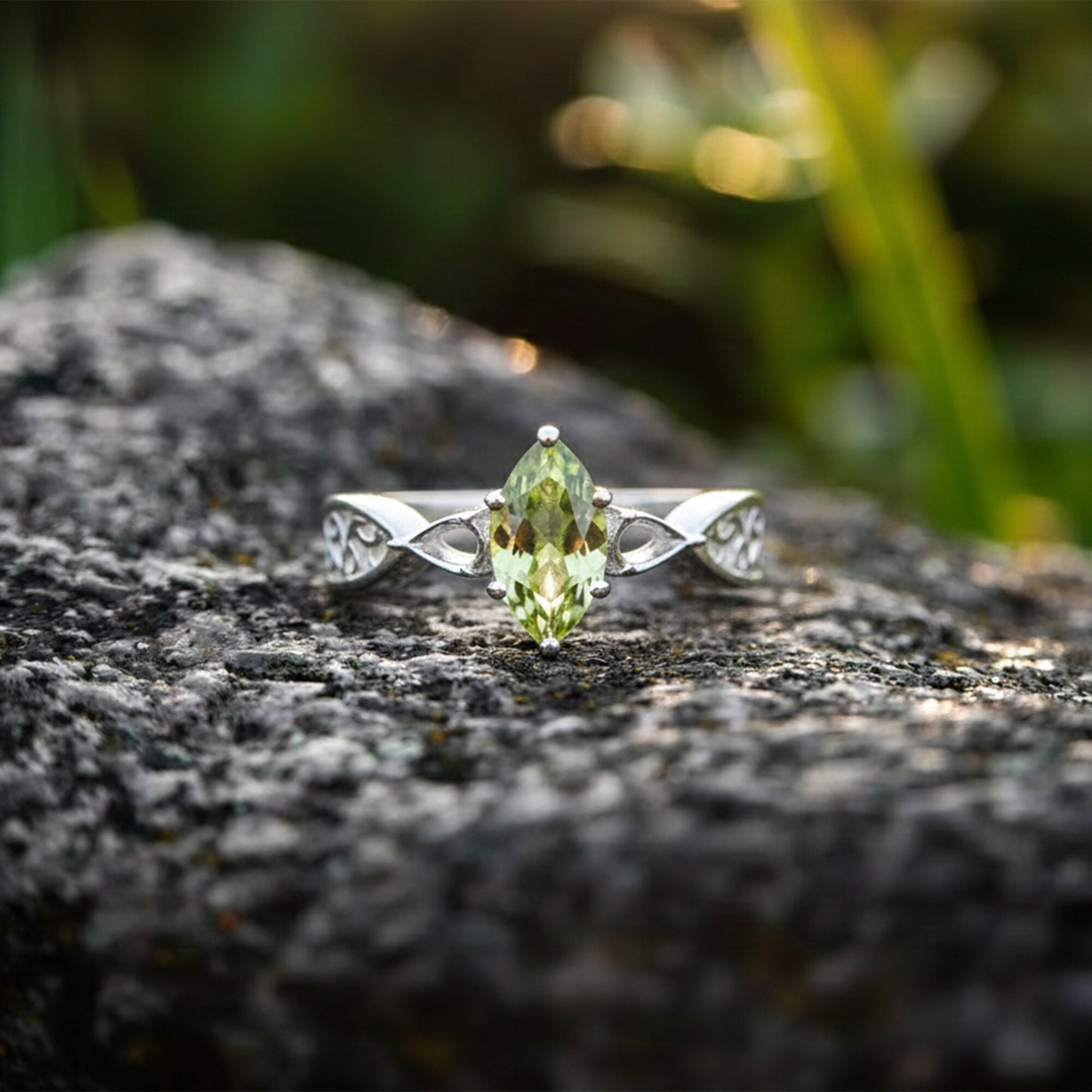Amethyst Marquise Cut Ring 2.50 Ct. 925 Sterling Silver Gift for Her Women