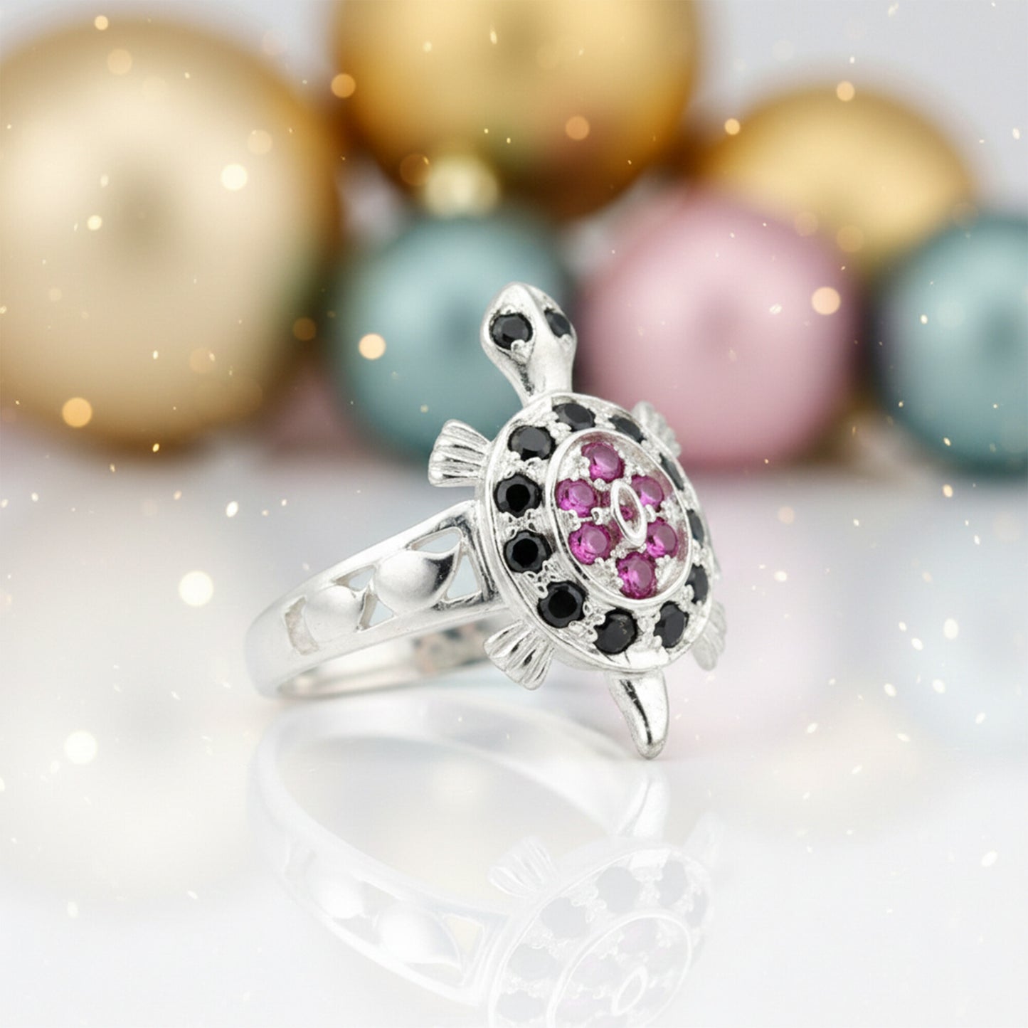 Round Cut Ruby Ring in 925 Sterling Silver 5.00 Ct Pink for Anniversary