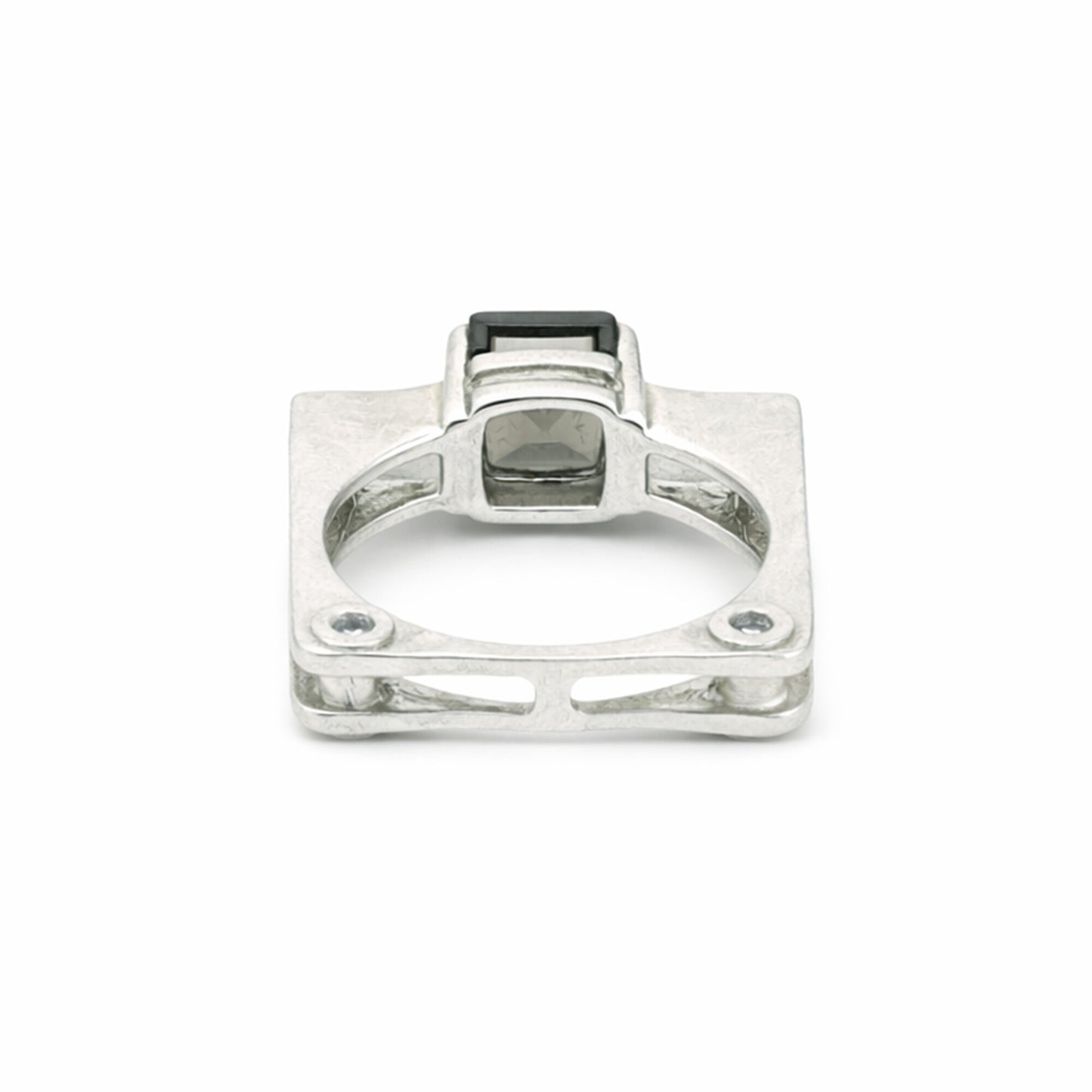 6.50 Ct Brown Topaz Princess Ring in 925 Sterling Silver for Her Trendy Pick