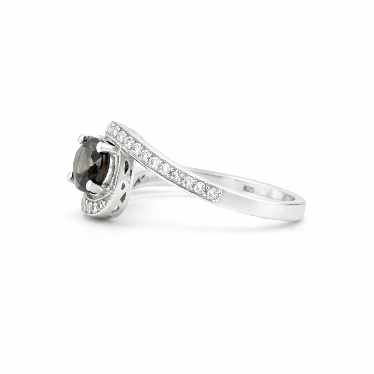 Brown Topaz 6.60 Ct Ring in 925 Sterling Silver Handmade for Women Fine Jewelry