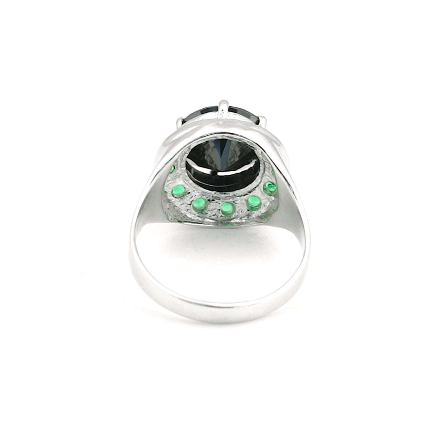 Moissanite Gemstone Ring 3.46 Ct. Round Cut 925 Sterling Silver Wedding Gift Her