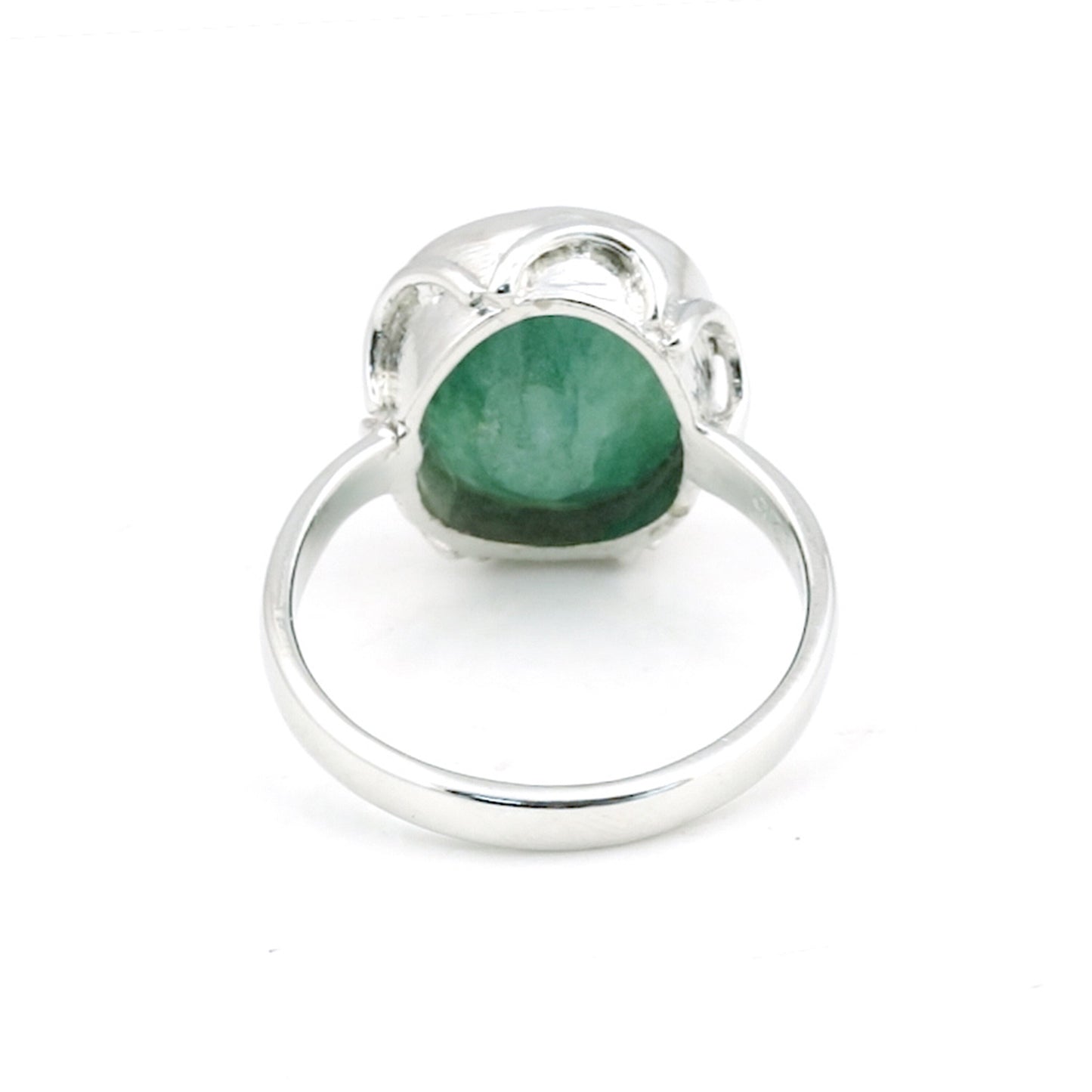 4.50 Ct. Emerald Oval Solitaire Ring 925 Sterling Silver Valentine's Day Fine Je
