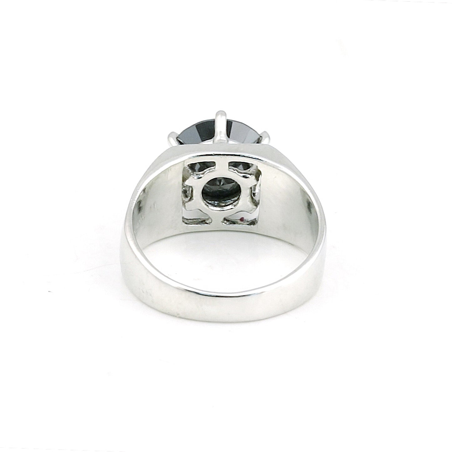 2.65 Ct. Moissanite Round Cut Ring 925 Sterling Silver Women Fine Jewelry
