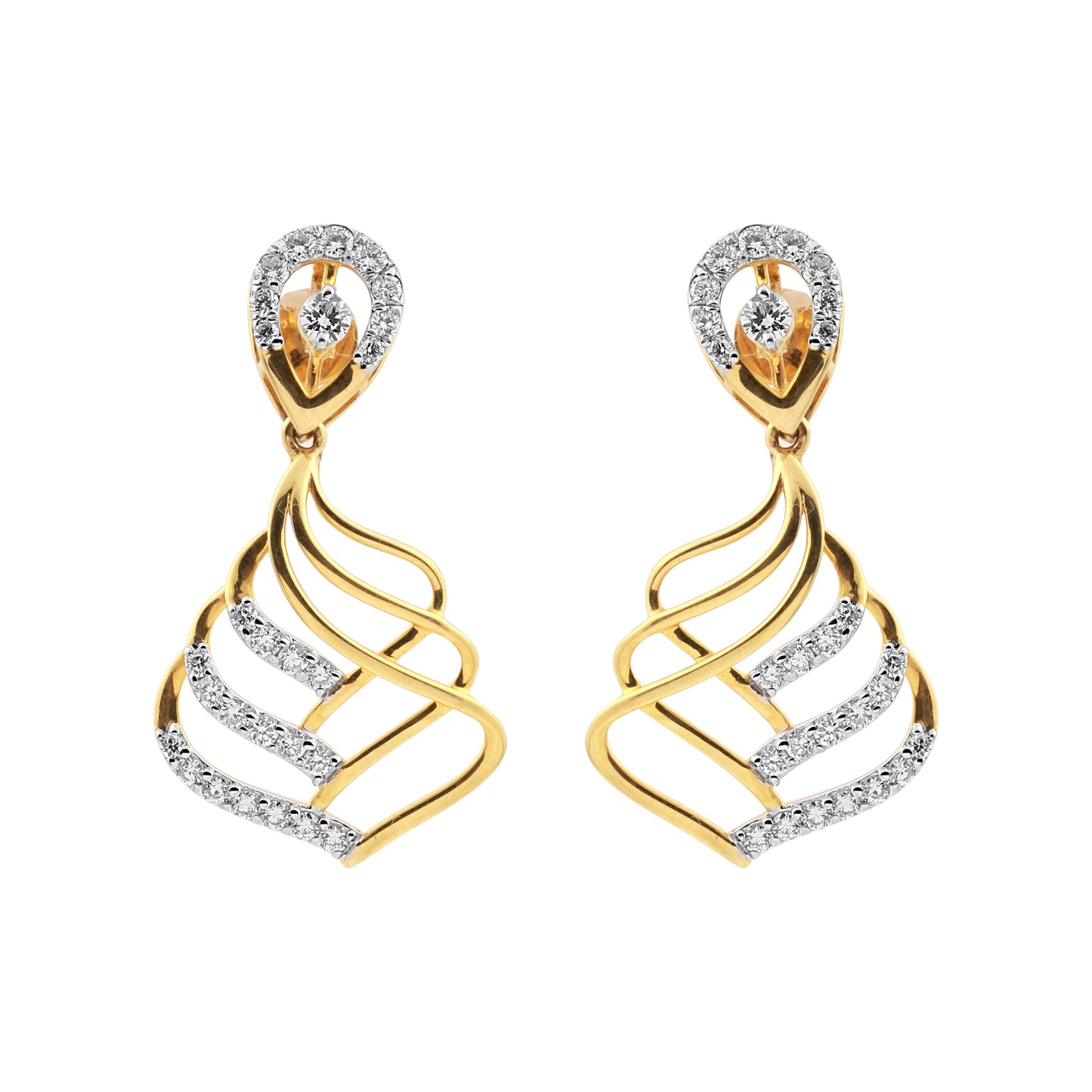 Stunning 0.90 Ct Diamond Stud Tops IGI Certified G-H VS High Quality