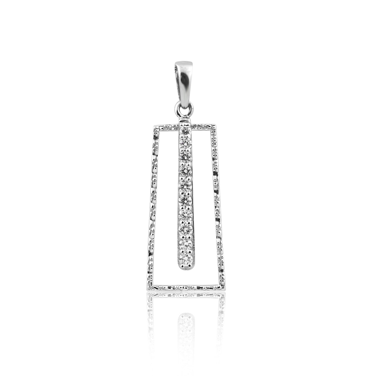 IGI Certified Natural Diamond Pendant 0.38 Ct 18K Gold Luxury Jewelry For Women - view 3