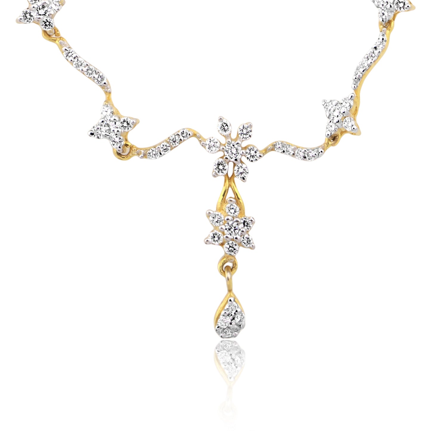 IGI Certified 18K Gold Diamond Jewelry Set 2.03 Ct G-H VS Stylish Luxury Set - view 4