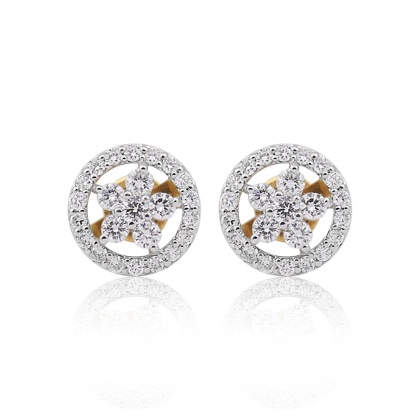 IGI Certified 18K Gold Diamond Pendant Set 1.62 Ct G-H VS Stylish Jewelry - view 5