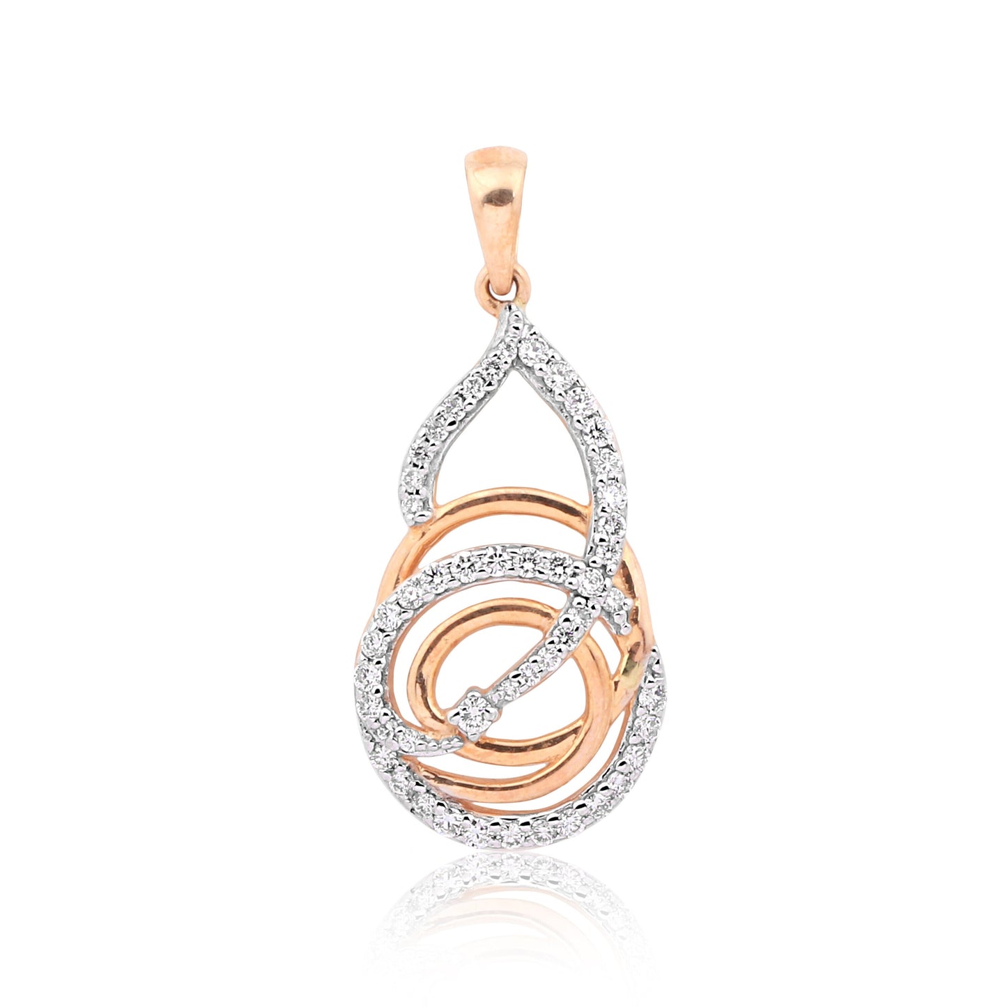18k Gold IGI Certified 1.17 ct Pendant Set Jewelry G-H VS Clarity - view 3