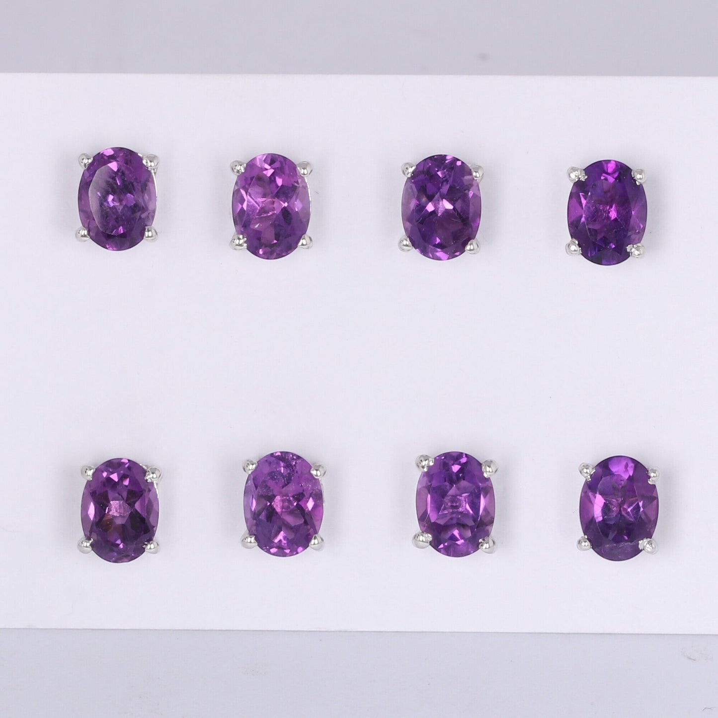 65 Ct Natural Purple Amethyst Earrings - GEMHUB & CO. - View 3