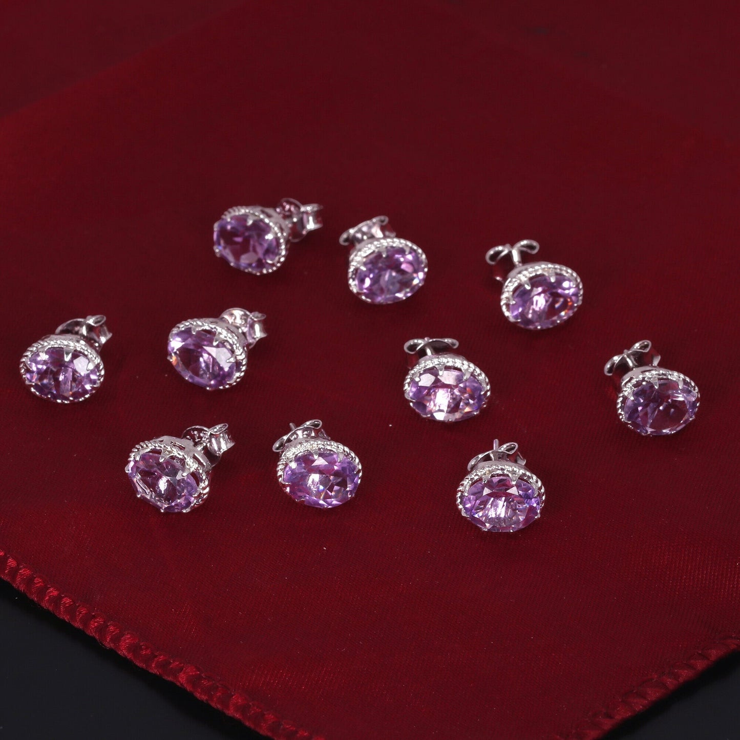65 Ct Natural Purple Moonstone Earrings - GEMHUB & CO. - View 6