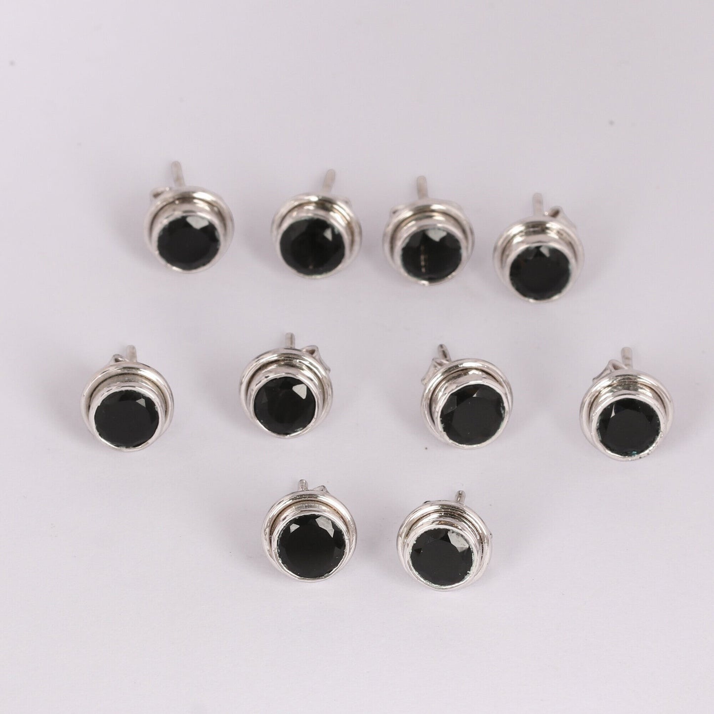 65 Ct Natural Black Agate Earrings - GEMHUB & CO. - View 6