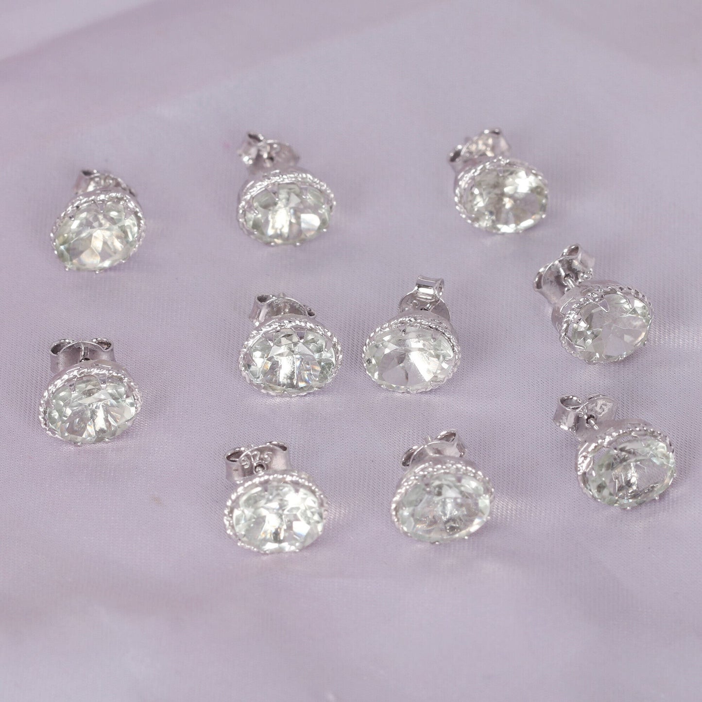 65 Ct Natural Aqua Sky Aquamarine Earrings - GEMHUB & CO. - View 6