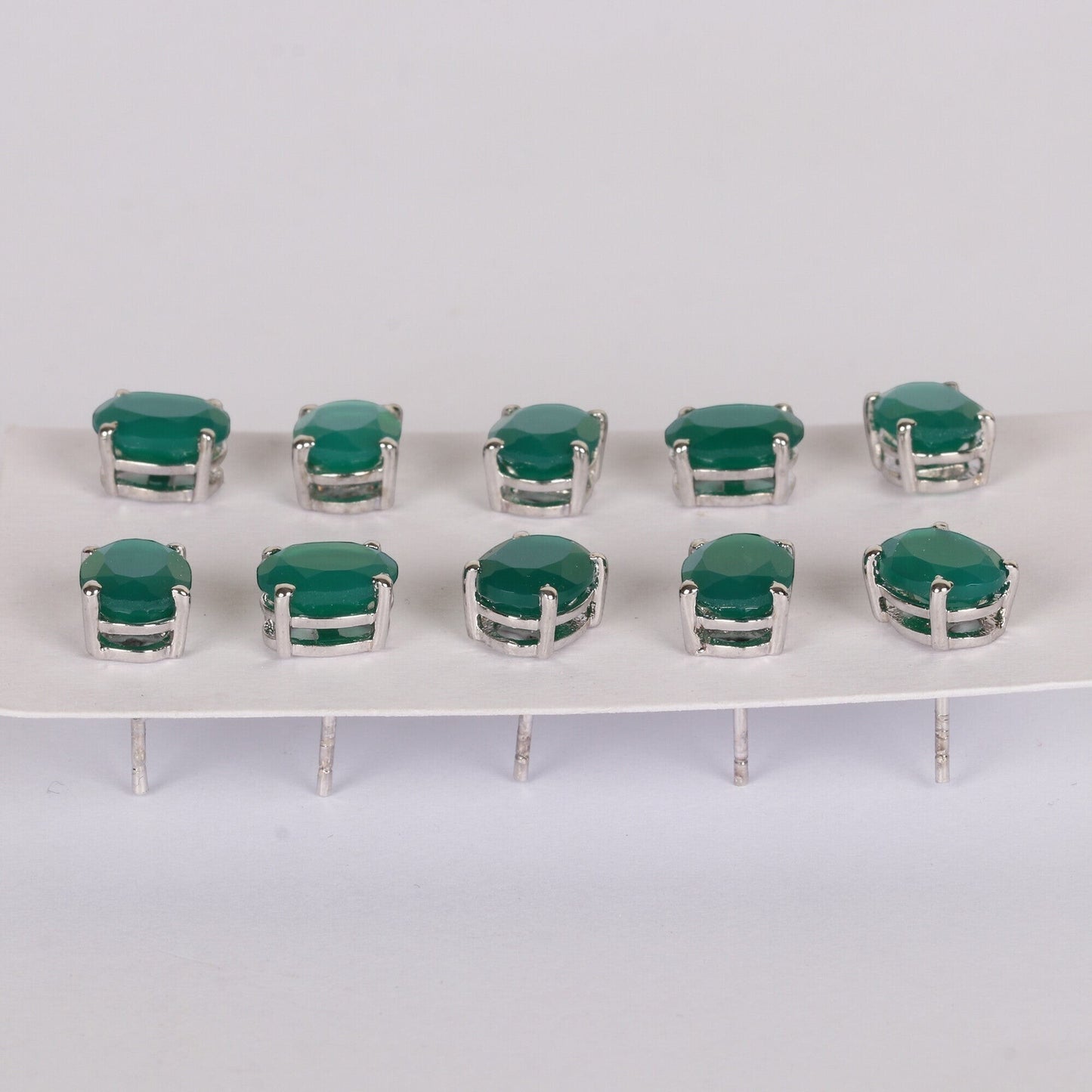 65 Ct Natural Green Emerald Earrings - GEMHUB & CO.