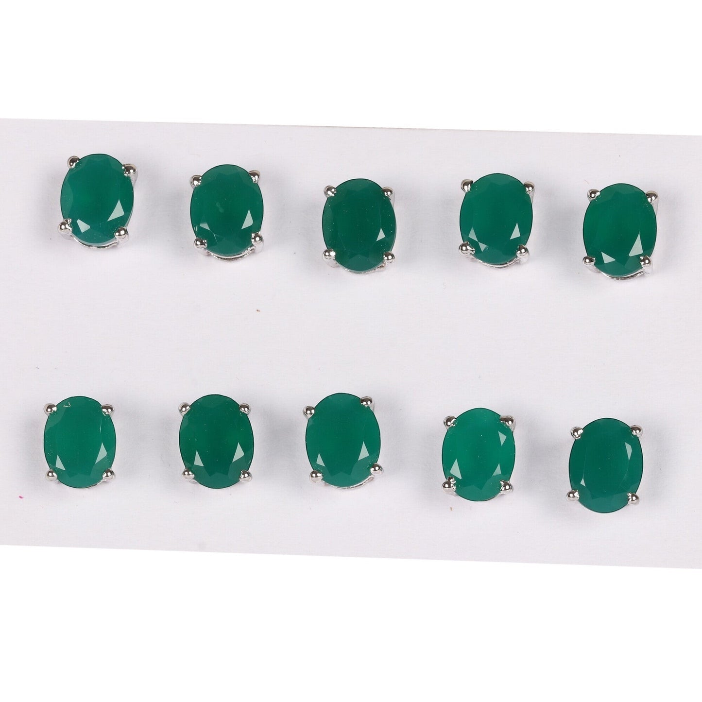65 Ct Natural Green Emerald Earrings - GEMHUB & CO. - View 2