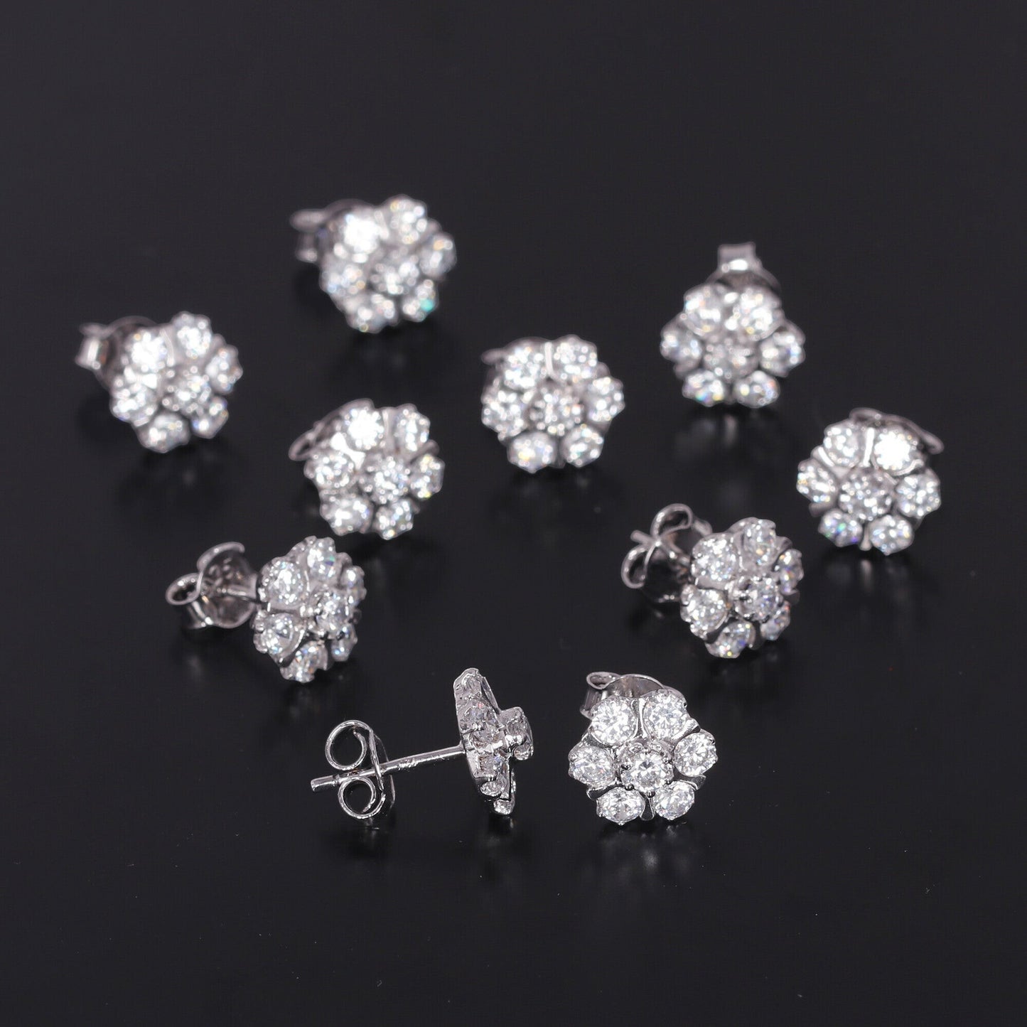 65 Ct Natural White Topaz Earrings - GEMHUB & CO. - View 5