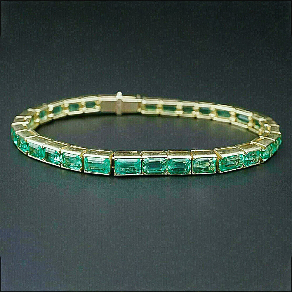 Certified Round Natural Red Ruby Womens Gift Tennis Bracelet 14k Yellow Gold 5Ct - GEMHUB & CO.