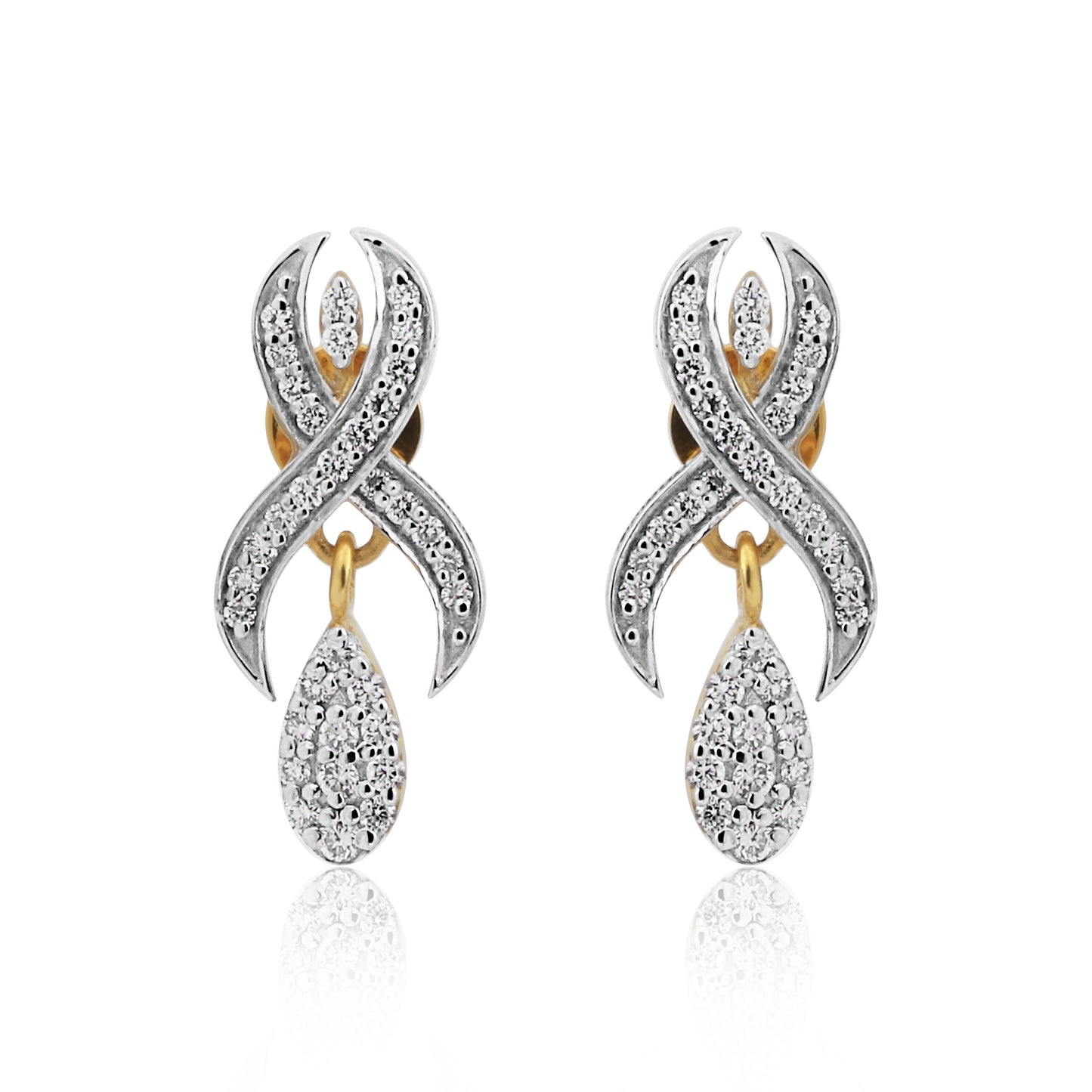 2.73 Ct Diamond Jewelry Set G-H VS Natural Diamond Necklace & Earrings