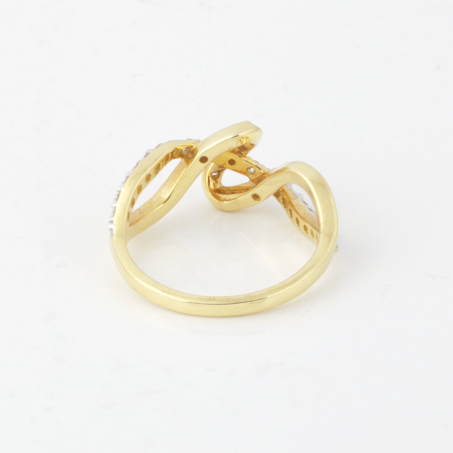Elegant 0.27 Ct Natural Diamond Ring H-I VS Women Fine Jewelry