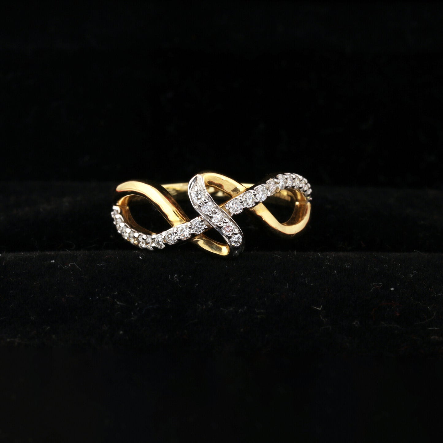 Elegant 0.27 Ct Natural Diamond Ring H-I VS Women Fine Jewelry