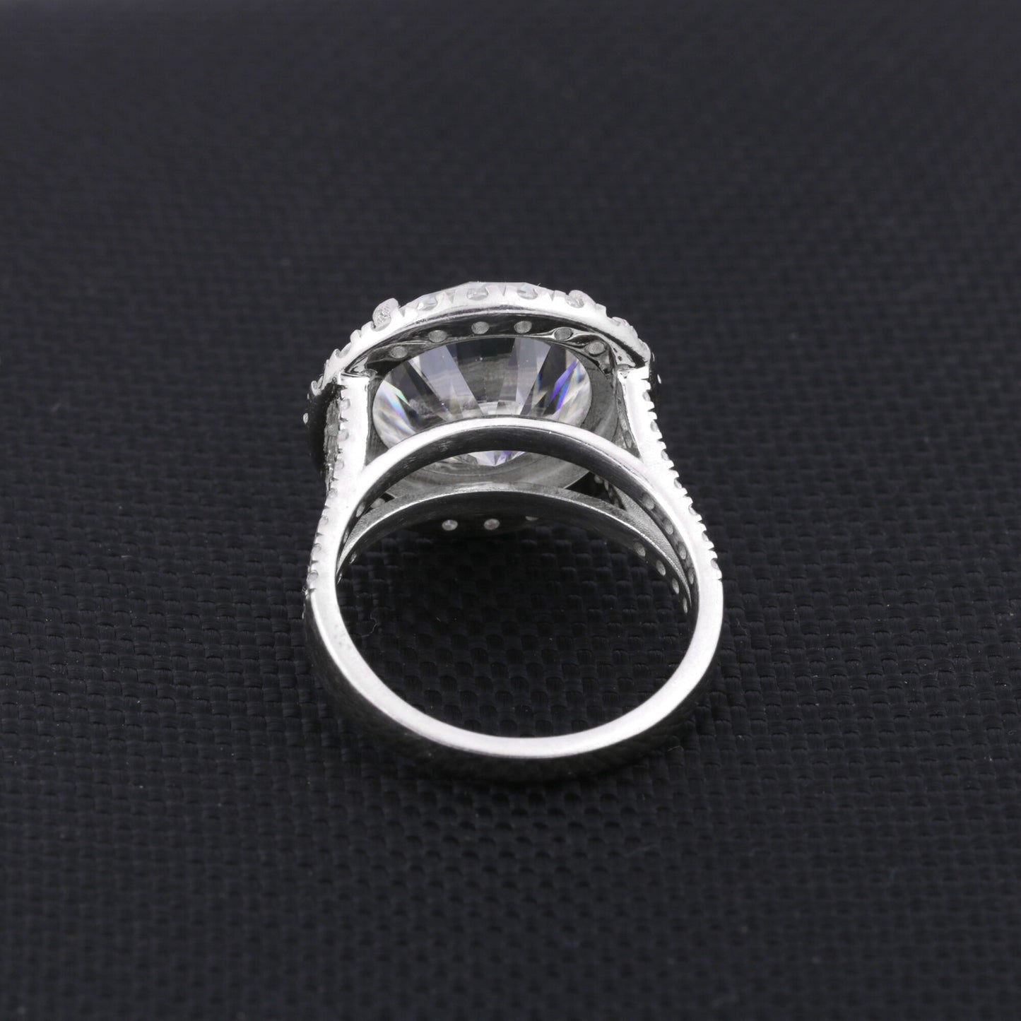 4.20 Ct Round Cut Lab Grown Diamond Ring - GEMHUB & CO. - View 4