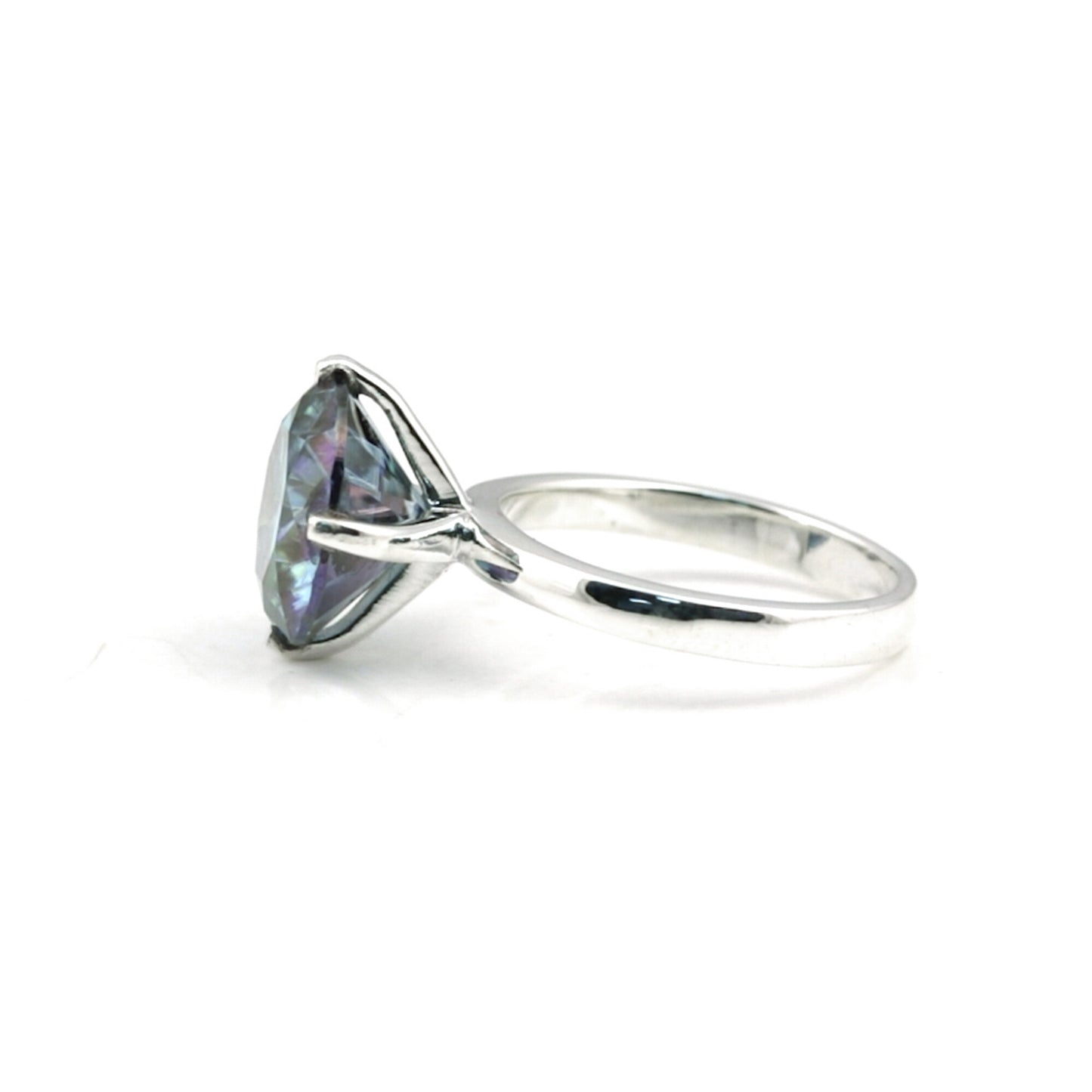 3.00 Ct Round Cut Lab Grown Diamond Ring - GEMHUB & CO. - View 2