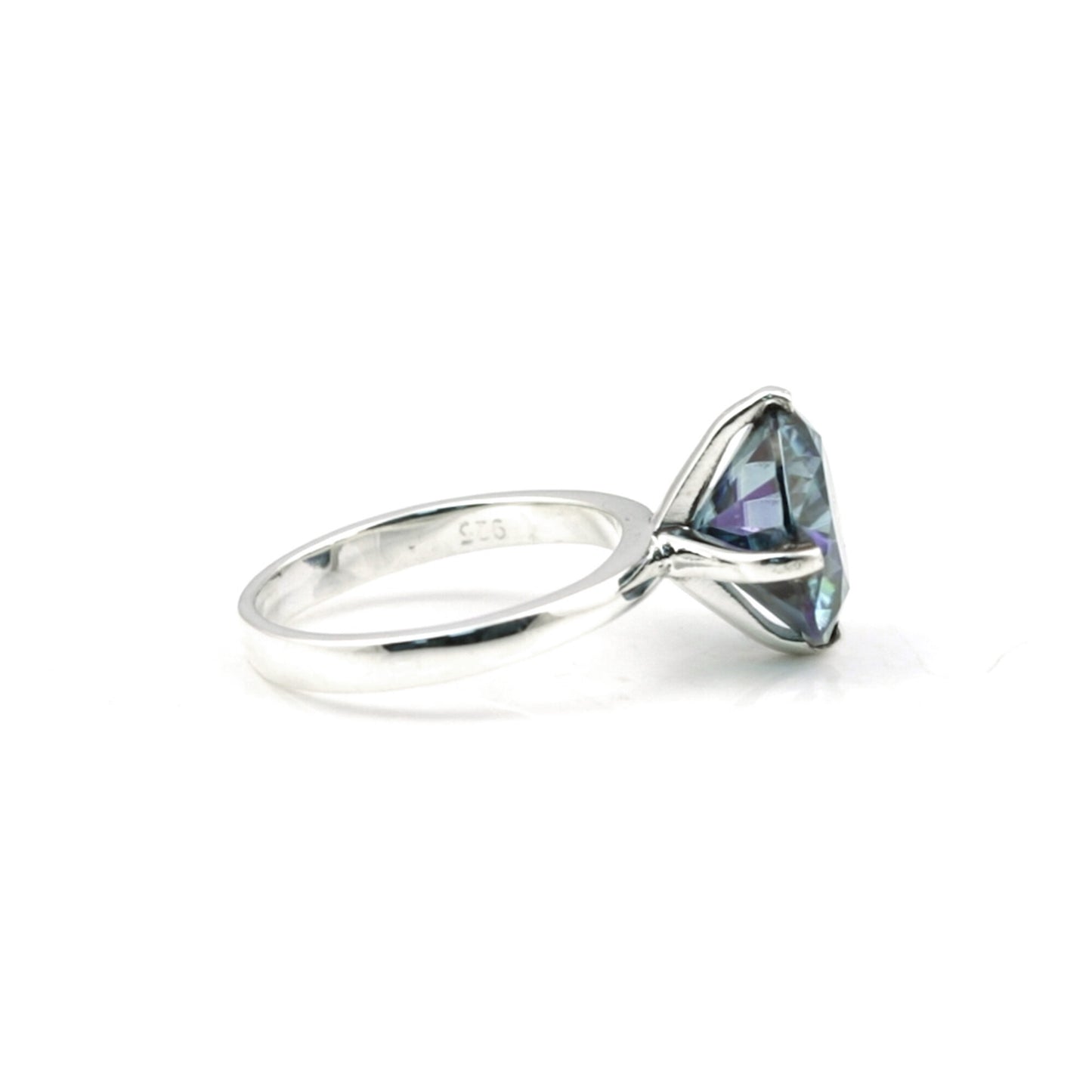 3.00 Ct Round Cut Lab Grown Diamond Ring - GEMHUB & CO. - View 4