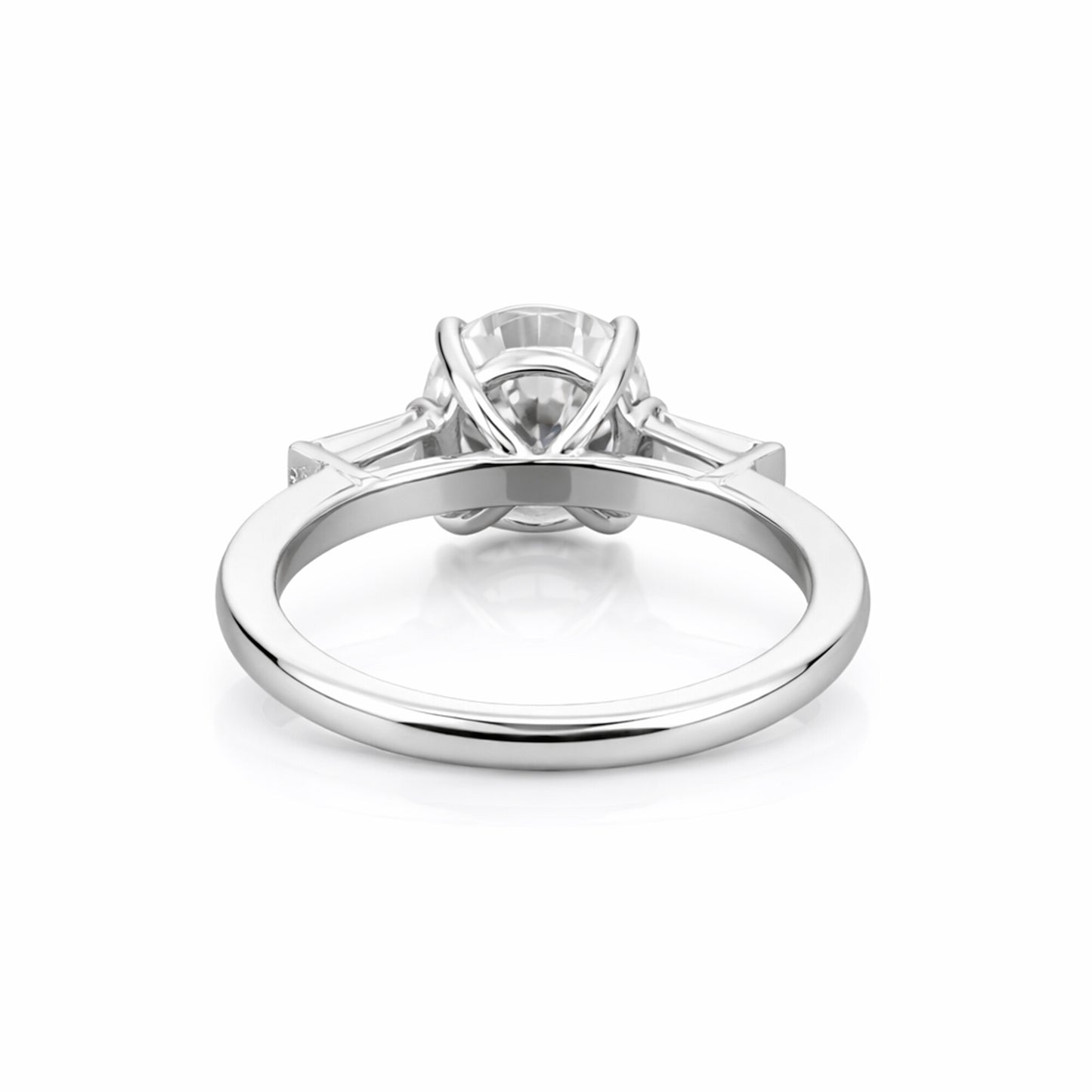 3.50 Ct Round Cut Lab Grown Diamond Ring - GEMHUB & CO. - View 3