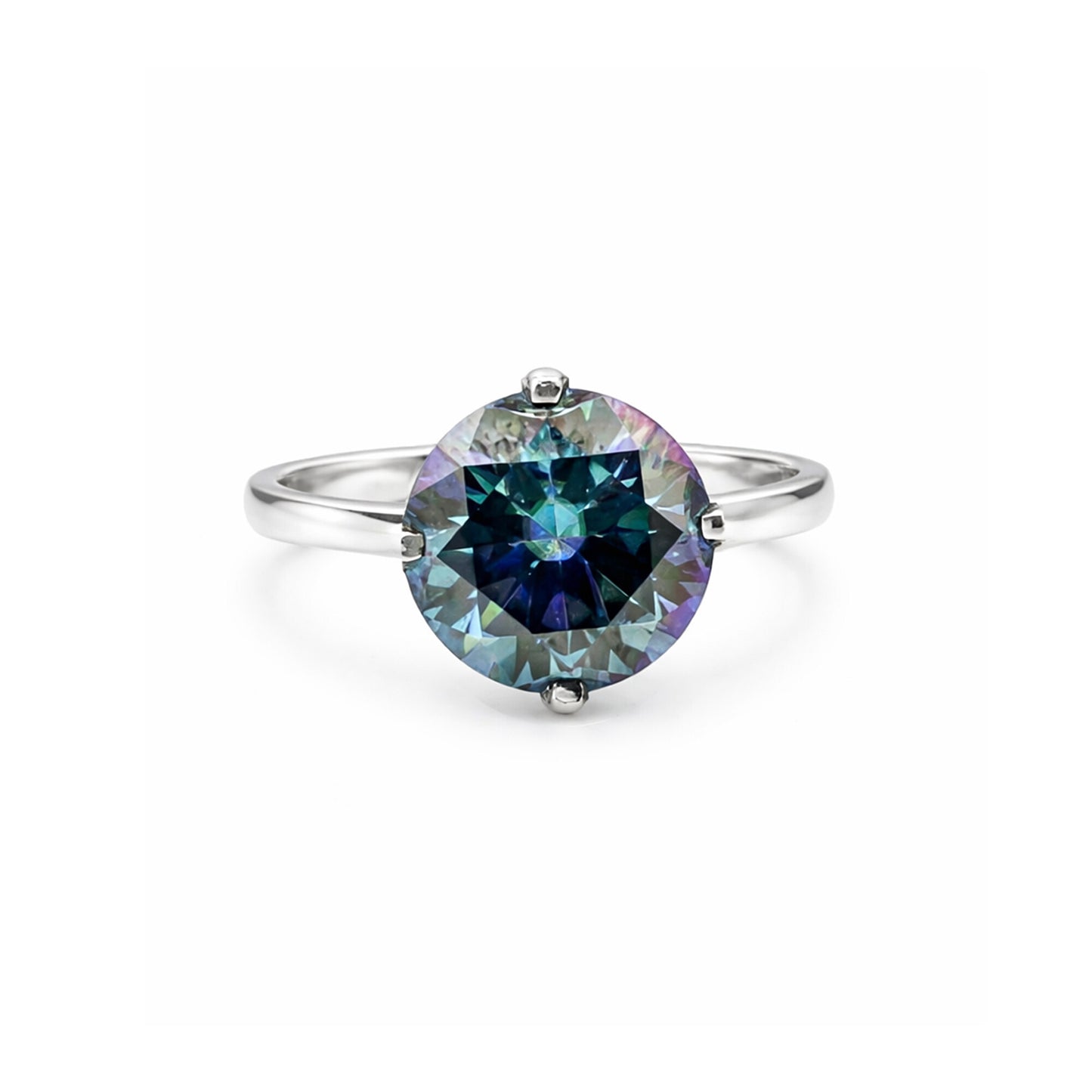 3.00 Ct Round Cut Lab Grown Diamond Ring - GEMHUB & CO.