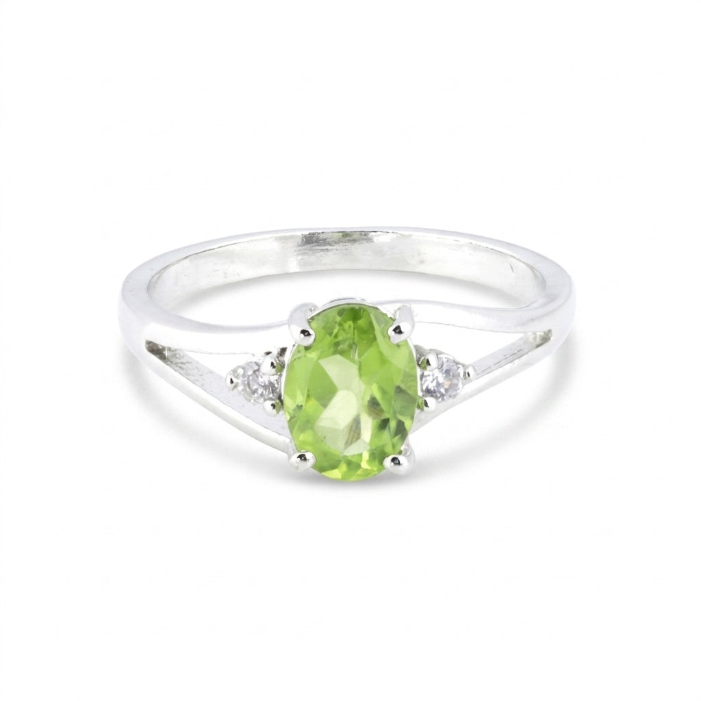 Amethyst Oval Cut Ring 7.80 Ct. 925 Sterling Silver Gift for Her Women