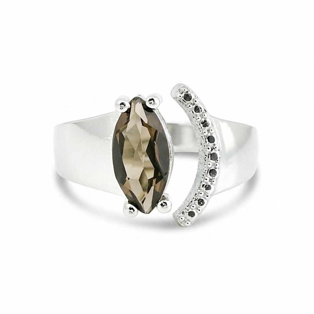 5.50 Ct. Topaz Marquise Solitaire Ring 925 Sterling Silver Mother's Day Fine Jew